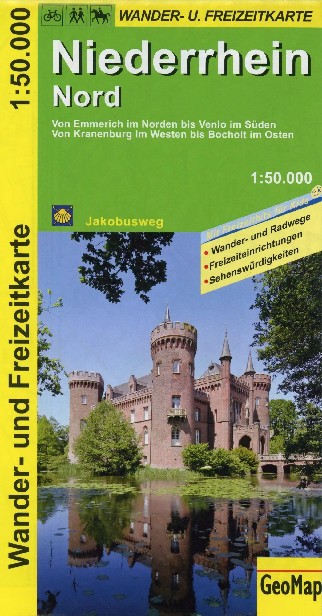 Cover: 9783959650182 | Niederrhein Nord Wander- und Freizeitkarte 1:50.000 | (Land-)Karte