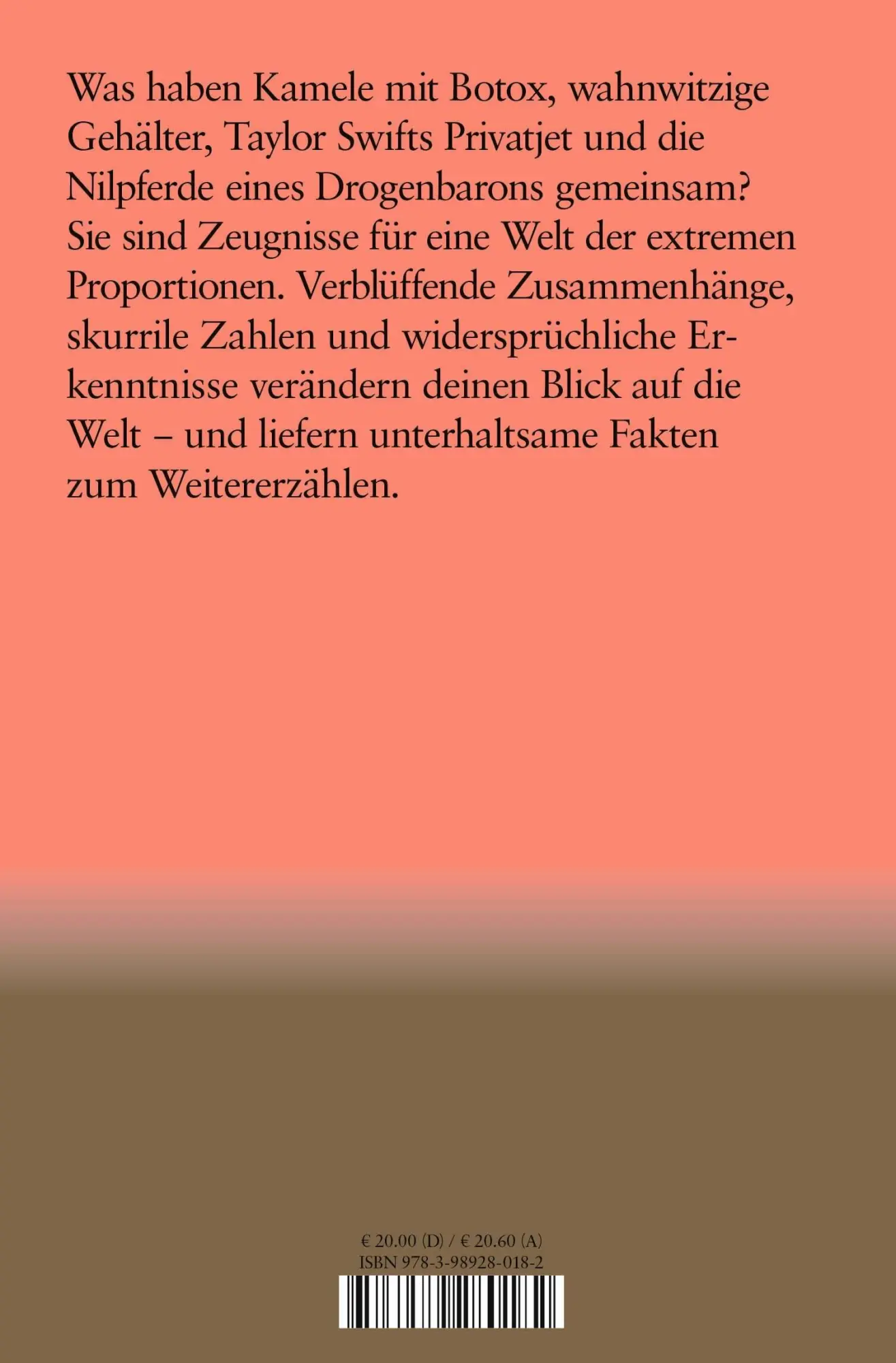 Rückseite: 9783989280182 | Größenwahn in Zahlen | Anabelle Körbel (u. a.) | Buch | 128 S. | 2024