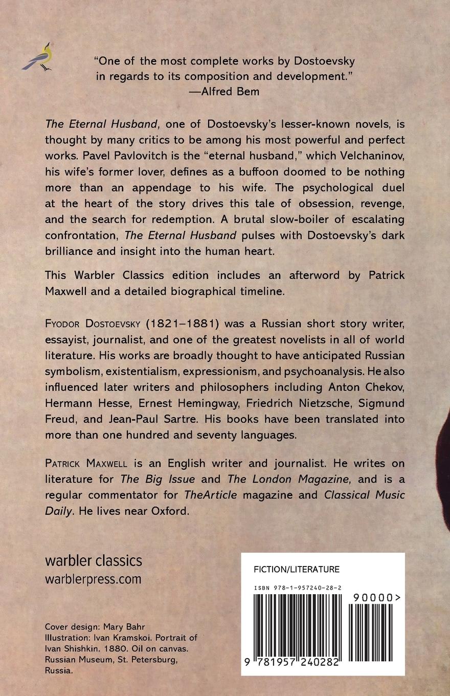 Rückseite: 9781957240282 | The Eternal Husband (Warbler Classics Annotated Edition) | Dostoevsky