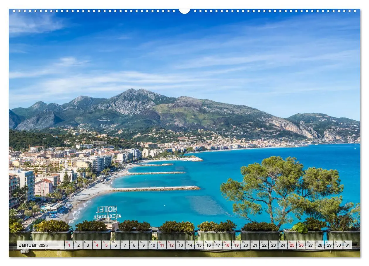 Bild: 9783435450282 | CÔTE D¿AZUR Bezaubernde Orte (Wandkalender 2025 DIN A2 quer),...