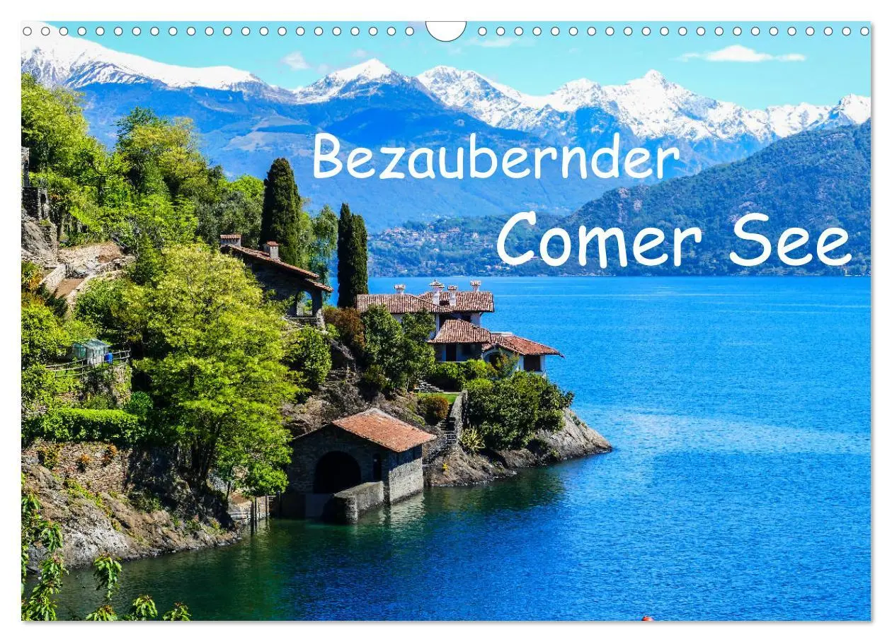 Cover: 9783457850282 | Bezaubernder Comer See (Wandkalender 2026 DIN A3 quer), CALVENDO...