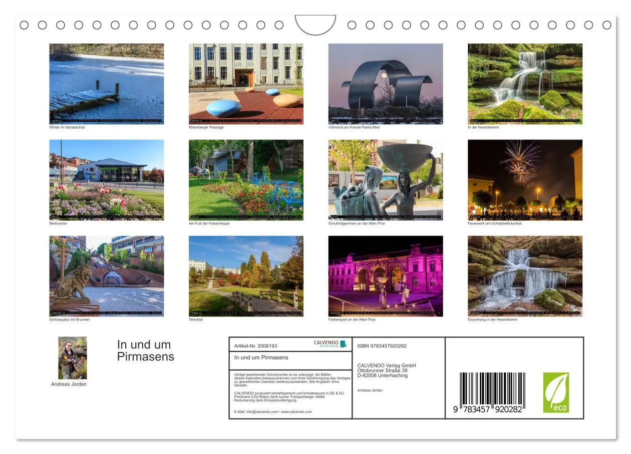 Bild: 9783457920282 | In und um Pirmasens (Wandkalender 2026 DIN A4 quer), CALVENDO...