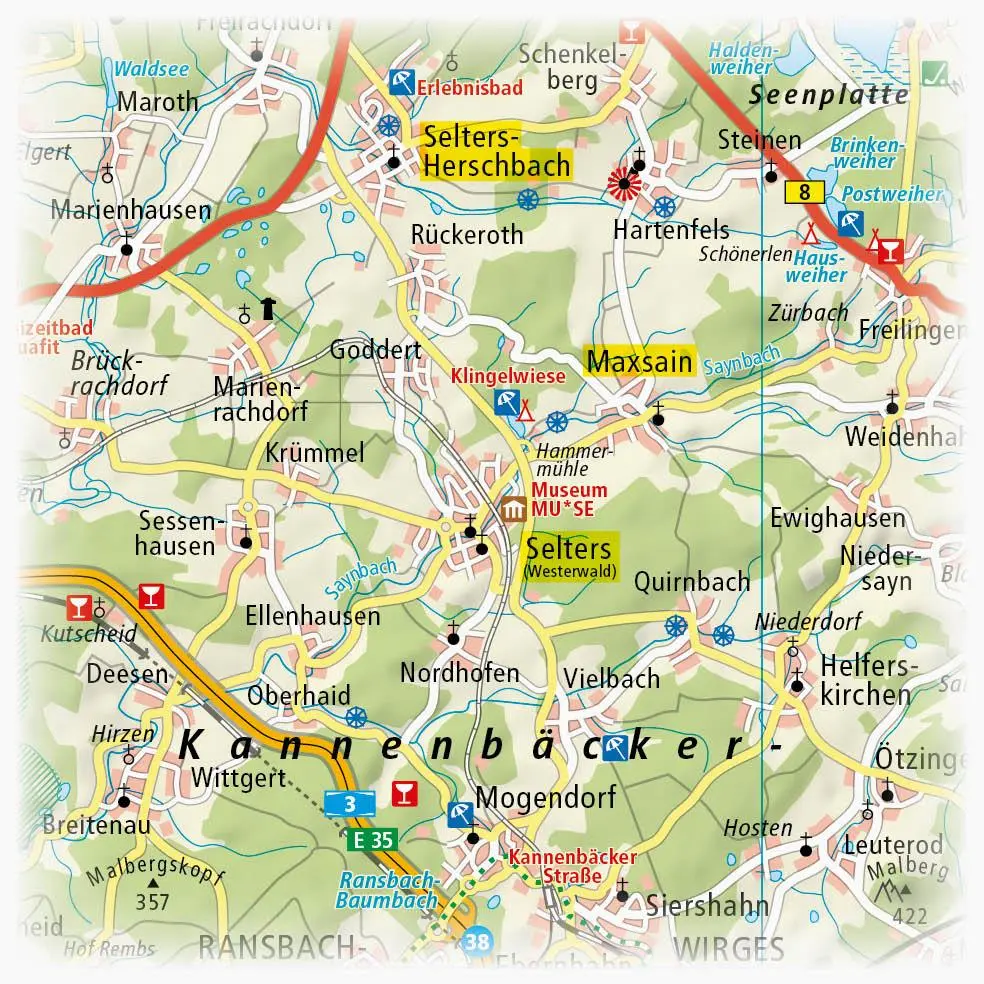Bild: 9783747300282 | Westerwald 1:130 000 | (Land-)Karte | Erlebnisführer | Deutsch | 2019