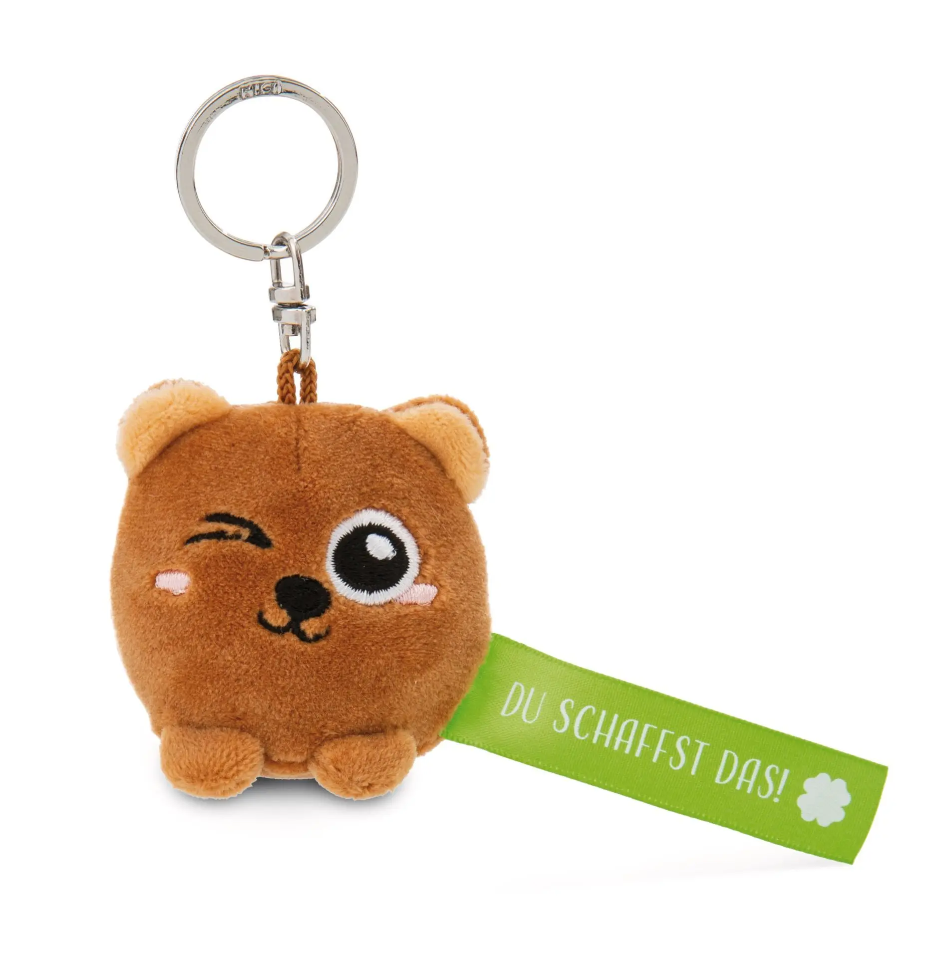 Cover: 4012390620382 | Nici 62038 Schlüsselanhänger Bär ?Du schaffst das!? grün 5cm | 62038
