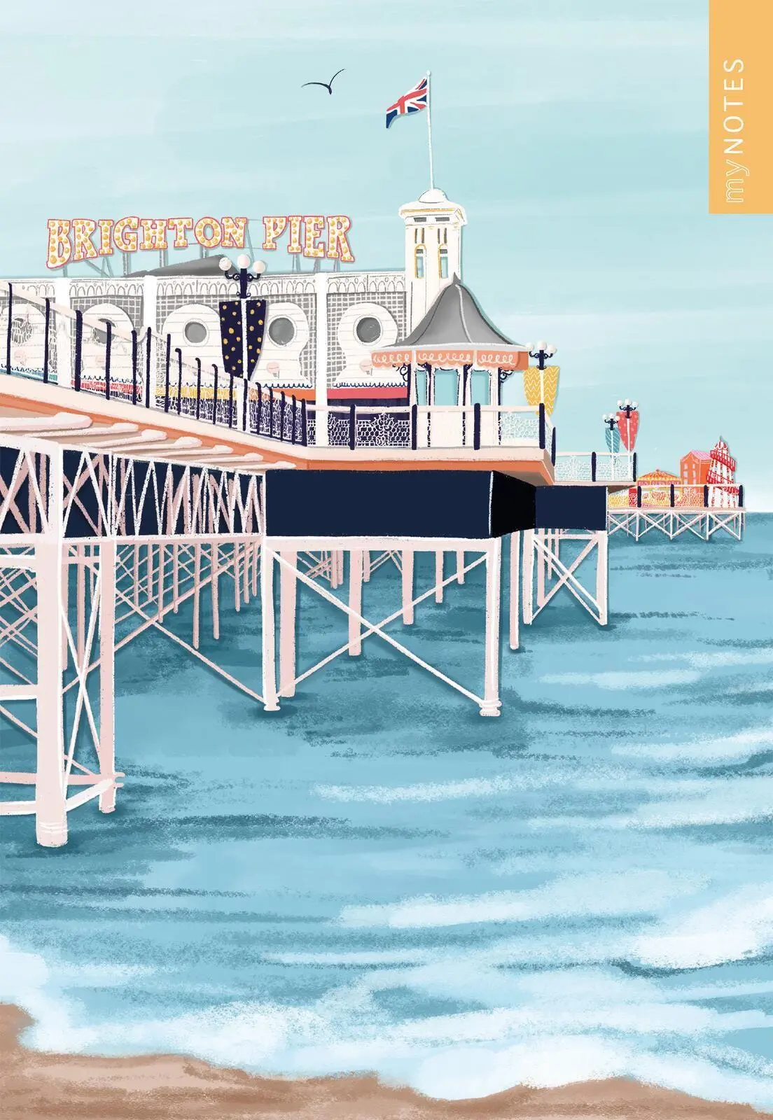 Bild: 4014489140382 | myNOTES Papeterie: Notizheft Simply, Katy - Brighton Pier | Simply