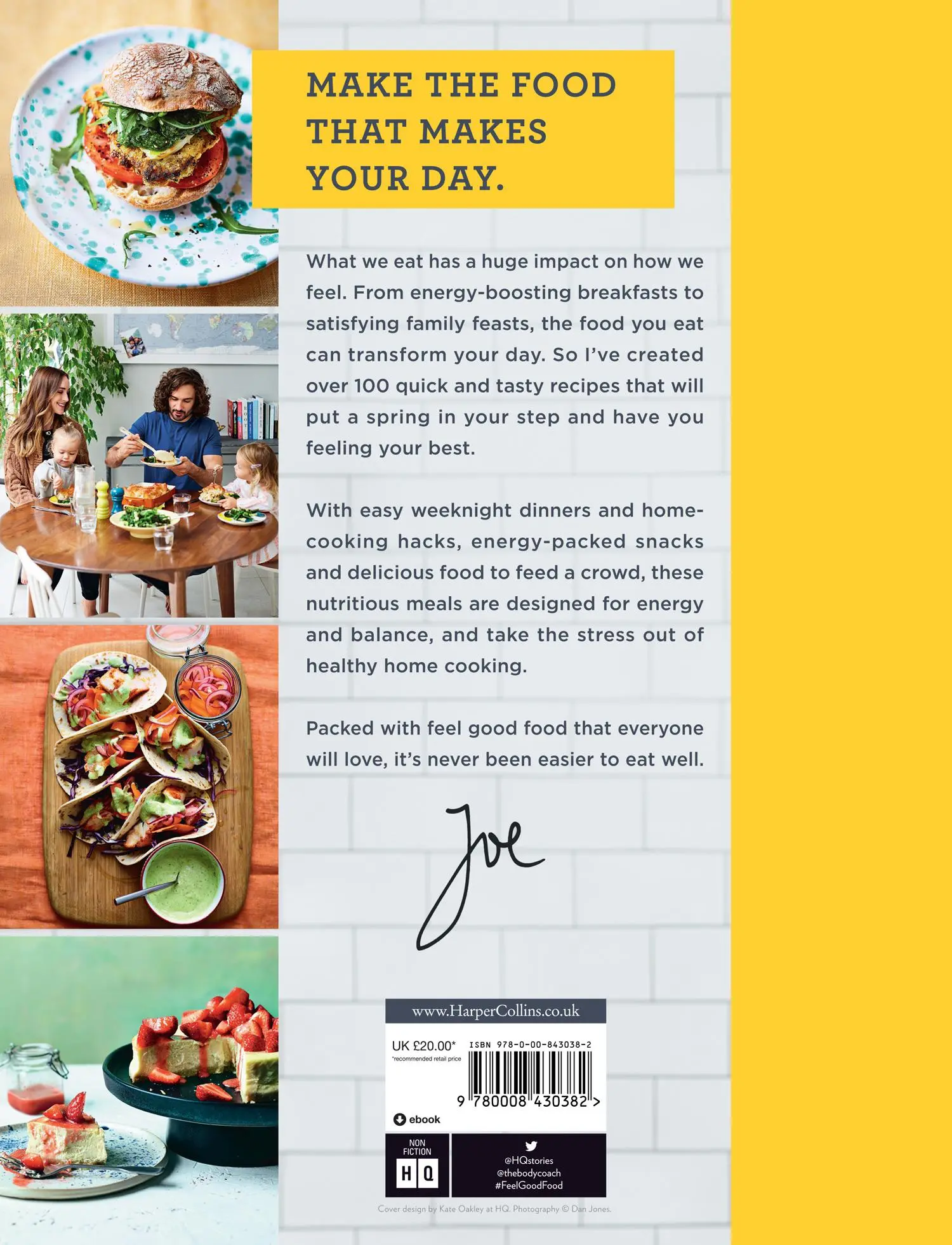 Rückseite: 9780008430382 | Feel Good Food | Over 100 Healthy Family Recipes | Joe Wicks | Buch