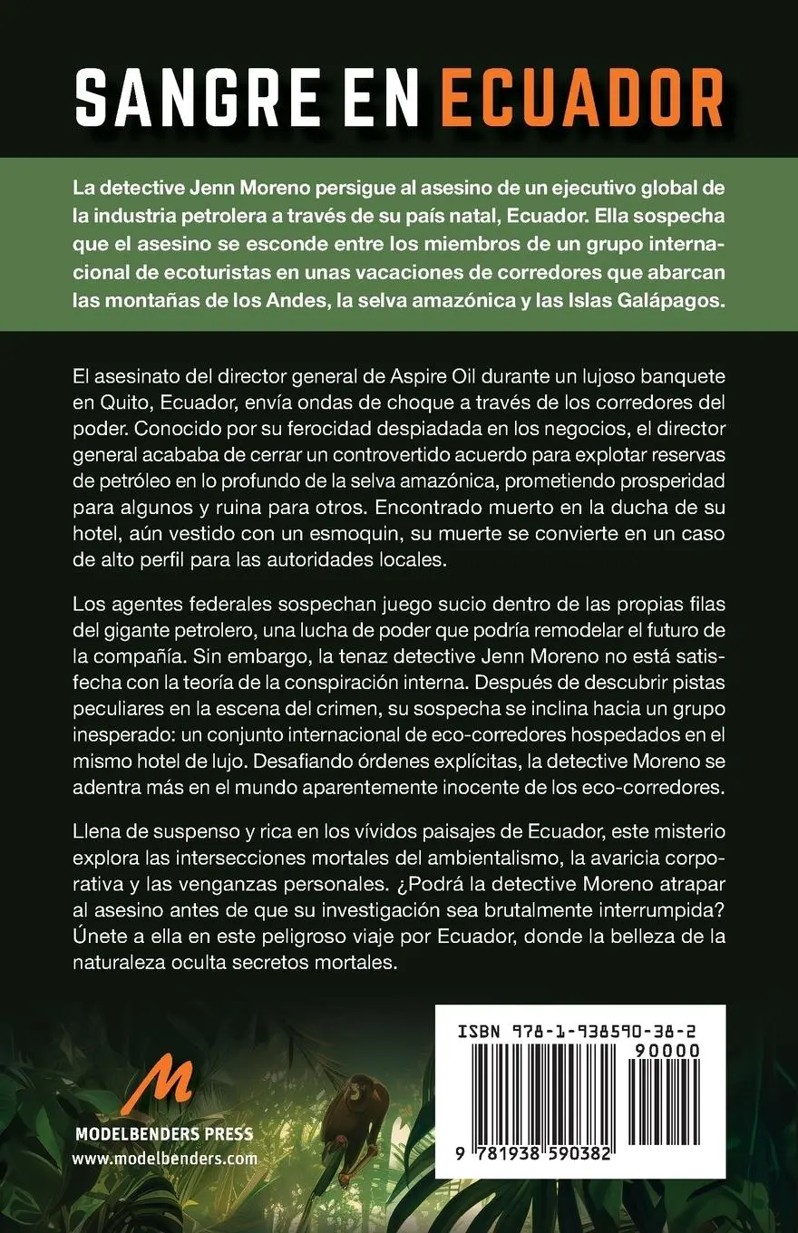 Rückseite: 9781938590382 | Sangre en Ecuador | R. D. D. Smith | Taschenbuch | Spanisch | 2024