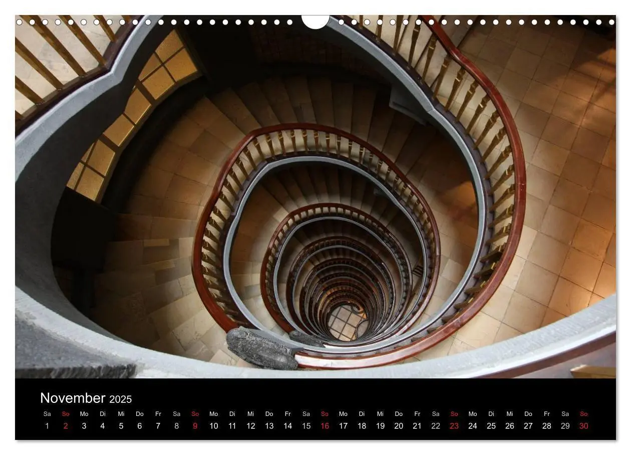Bild: 9783435820382 | Treppen (Wandkalender 2025 DIN A3 quer), CALVENDO Monatskalender