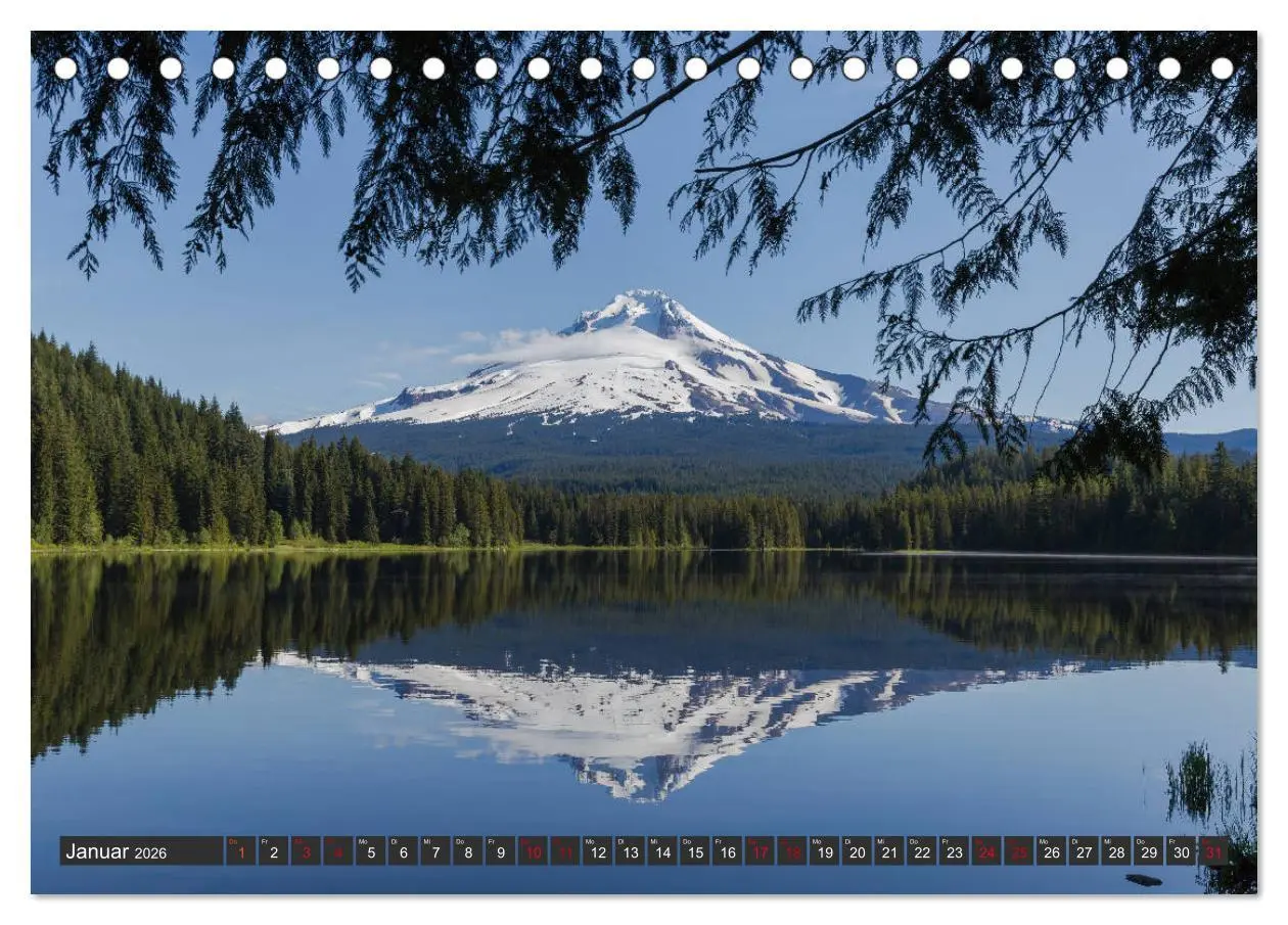 Bild: 9783457840382 | Traumziel Oregon (Tischkalender 2026 DIN A5 quer), CALVENDO...