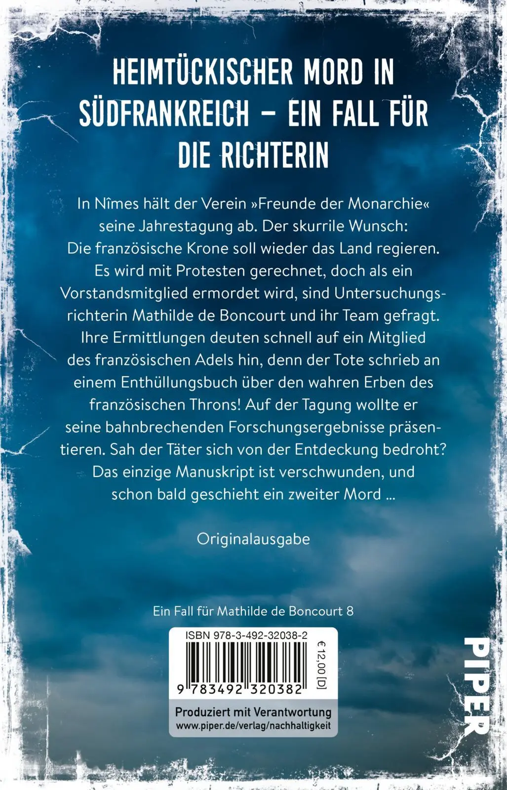 Rückseite: 9783492320382 | Die Richterin und das Todesspiel | Liliane Fontaine | Taschenbuch