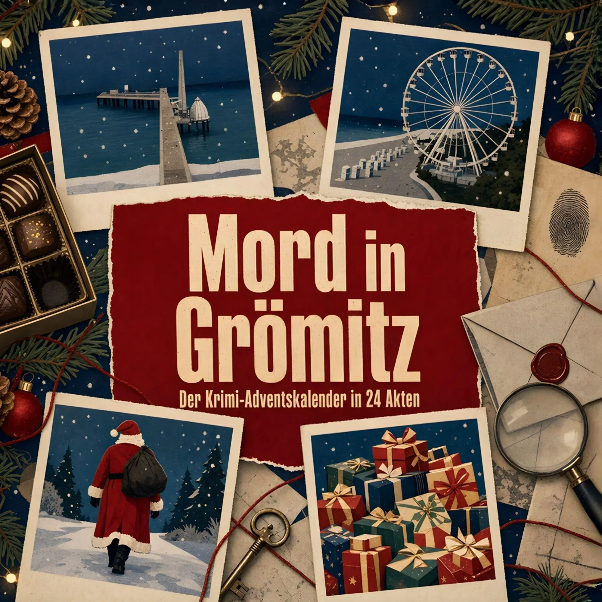 Cover: 9783696120382 | Mord in Grömitz | Der Krimi-Adventskalender in 24 Akten | Schröder