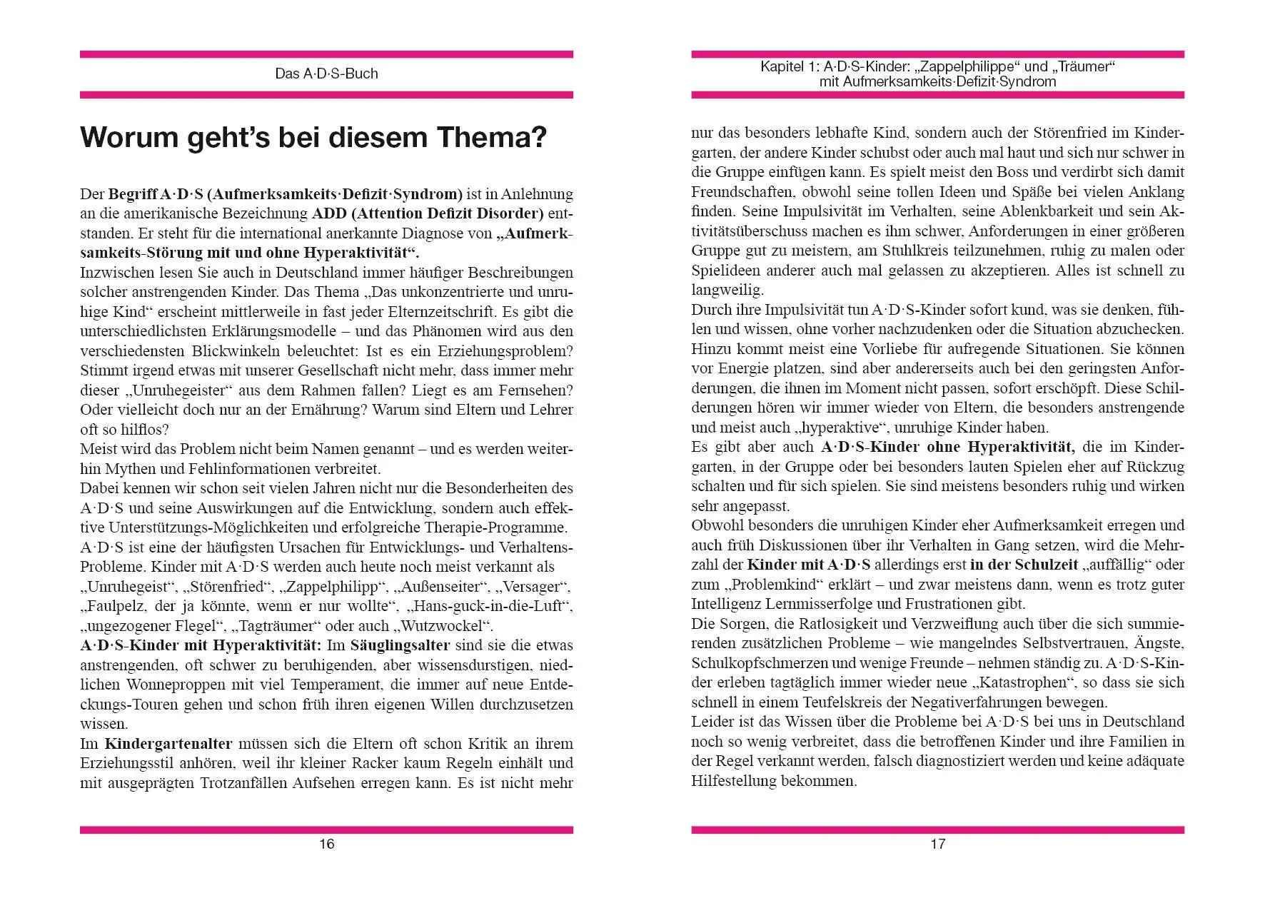 Bild: 9783963040382 | Das A. D. S.-Buch. Aufmerksamkeits-Defizit-Syndrom | Taschenbuch