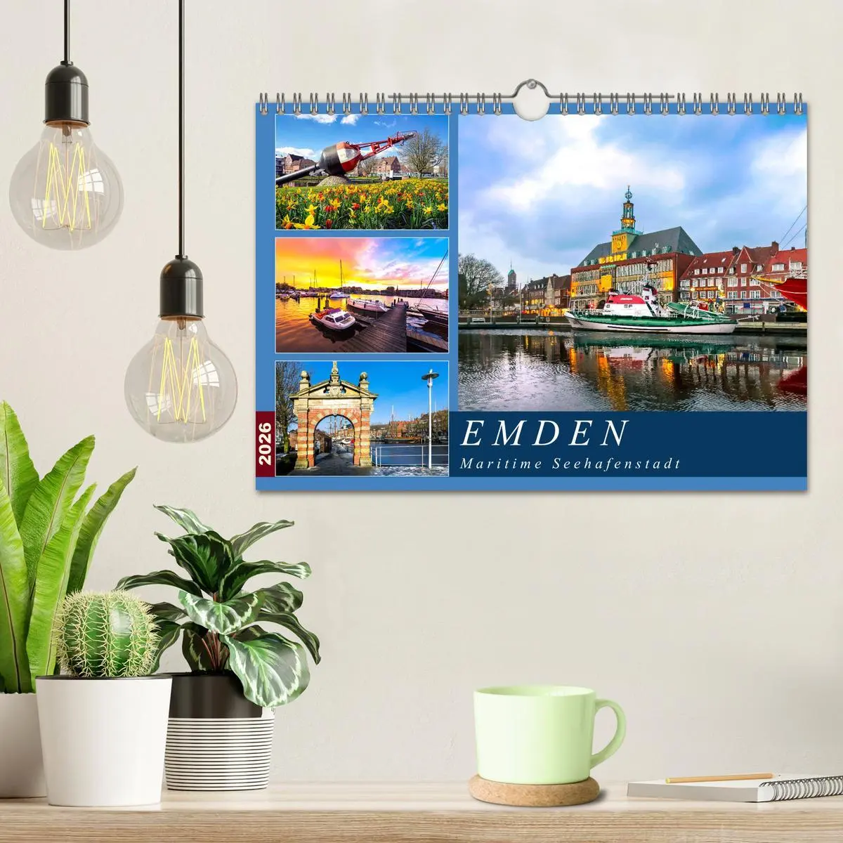 Bild: 9783457830482 | EMDEN maritime Seehafenstadt (Wandkalender 2026 DIN A4 quer),...