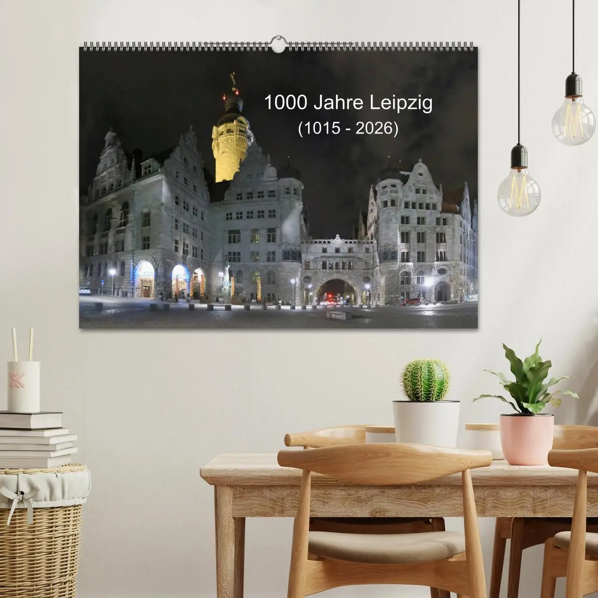 Bild: 9783516090482 | 1000 Jahre Leipzig (1015 - 2026) (Wandkalender 2026 DIN A2 quer),...