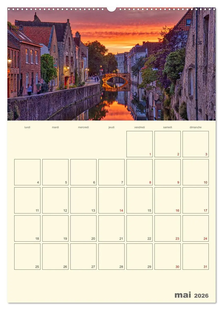 Bild: 9783516540482 | Comté belge de Flandre (Calendrier mural 2026 DIN A2 horizontal),...