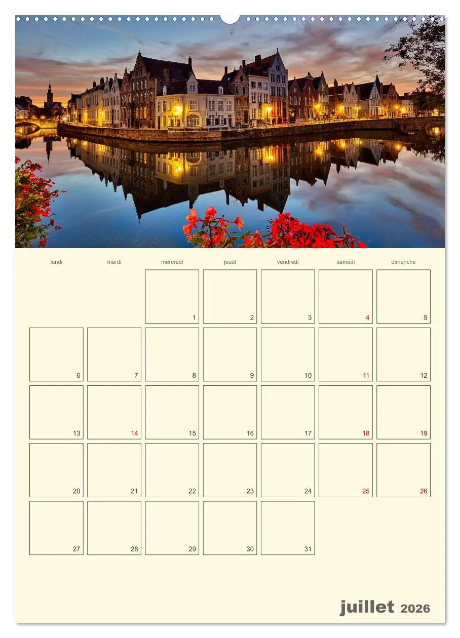 Bild: 9783516540482 | Comté belge de Flandre (Calendrier mural 2026 DIN A2 horizontal),...