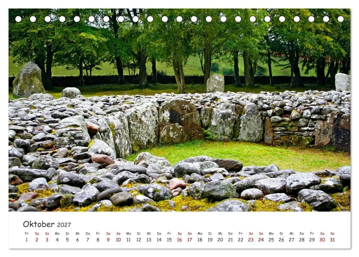 Bild: 9783569490482 | Magische Orte - Steinkreise, Dolmen, Megalithen (Tischkalender 2027...