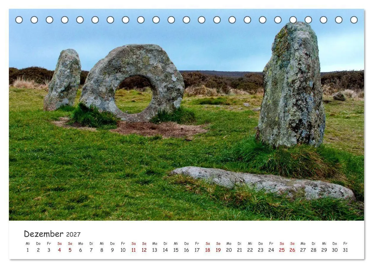 Bild: 9783569490482 | Magische Orte - Steinkreise, Dolmen, Megalithen (Tischkalender 2027...