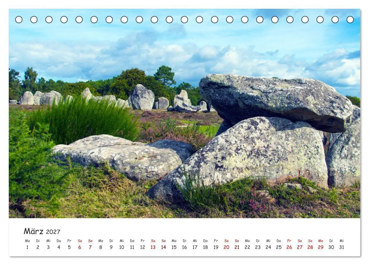 Bild: 9783569490482 | Magische Orte - Steinkreise, Dolmen, Megalithen (Tischkalender 2027...