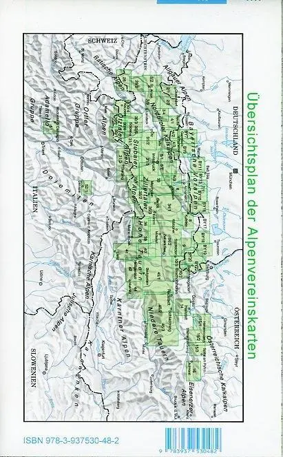 Bild: 9783937530482 | DAV Alpenvereinskarte 33 Tuxer Alpen 1 : 50 000 Skirouten | Deutsch