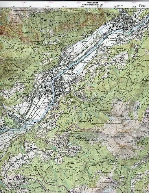 Bild: 9783937530482 | DAV Alpenvereinskarte 33 Tuxer Alpen 1 : 50 000 Skirouten | Deutsch