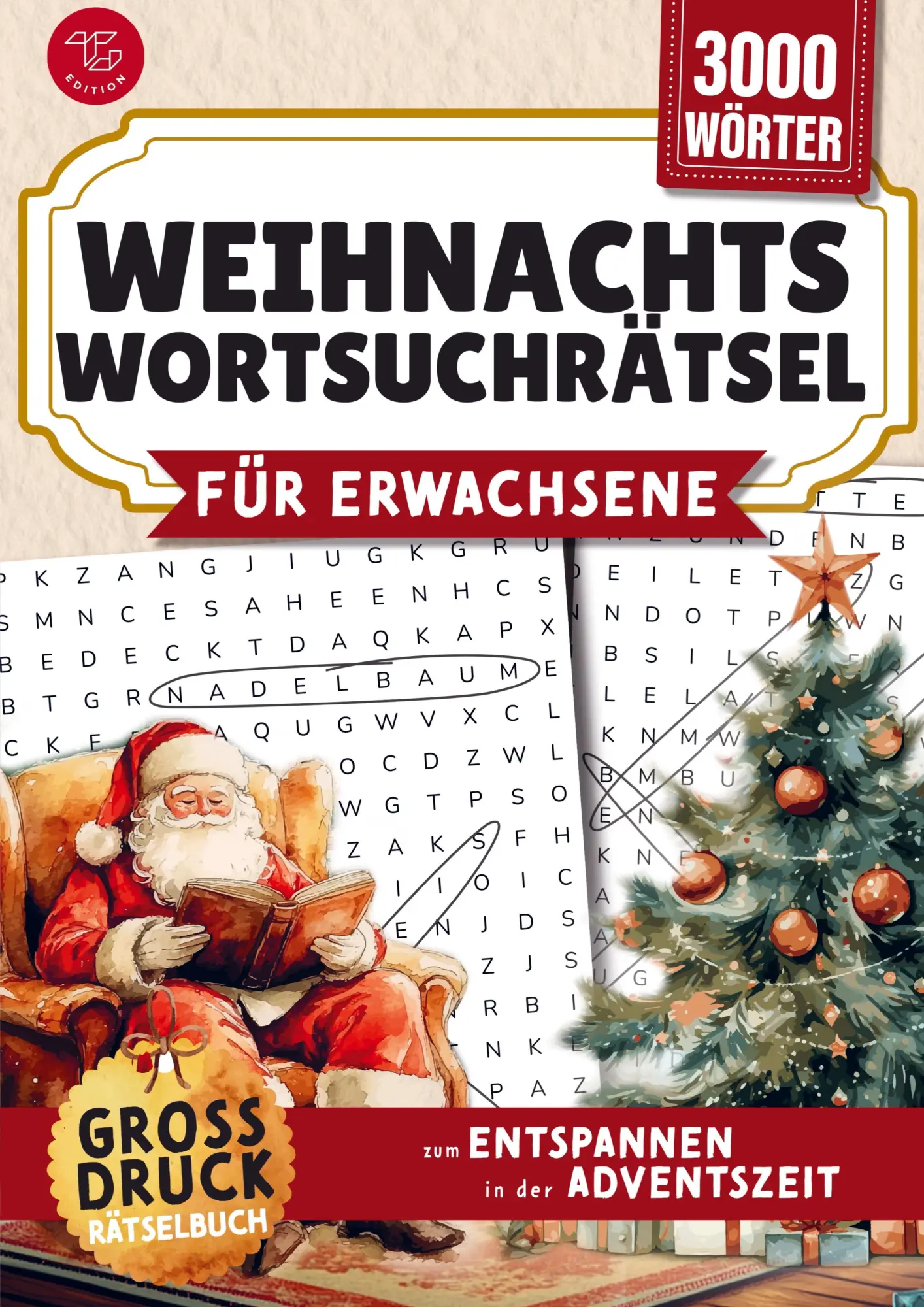 Cover: 9791282240482 | Wortsuchrätsel für Erwachsene - Weihnachten | Nora Fichtland | Buch