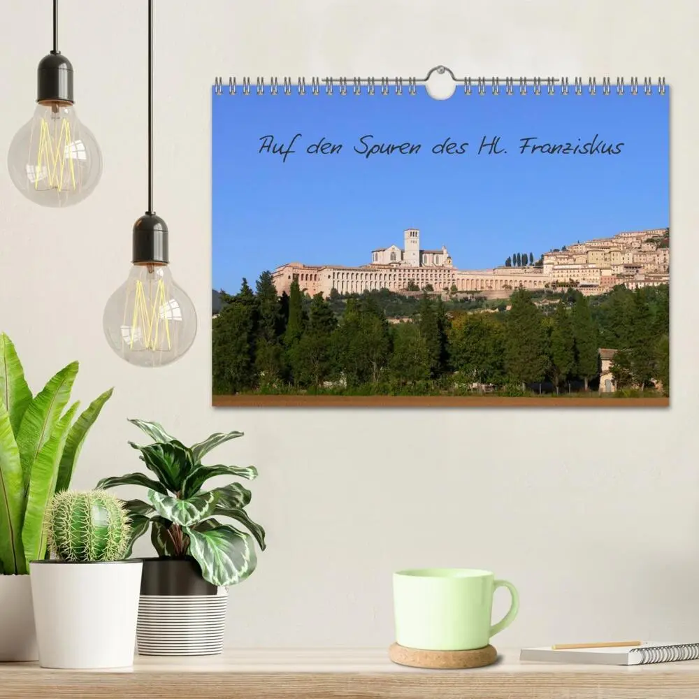 Bild: 9783435800582 | Auf den Spuren des Hl. Franziskus (Wandkalender 2025 DIN A4 quer),...