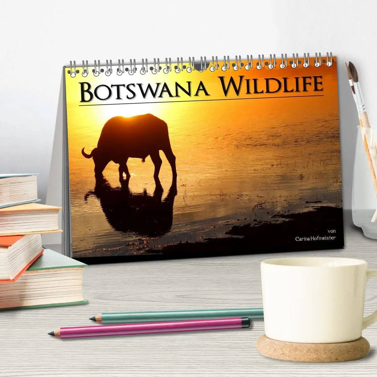 Bild: 9783516150582 | Botswana Wildlife (Tischkalender 2026 DIN A5 quer), CALVENDO...