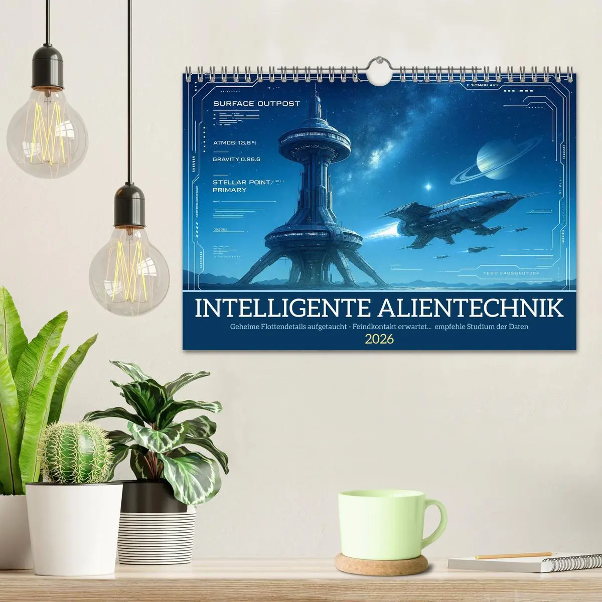 Bild: 9783516600582 | Intelligente Alientechnik (Wandkalender 2026 DIN A4 quer), CALVENDO...