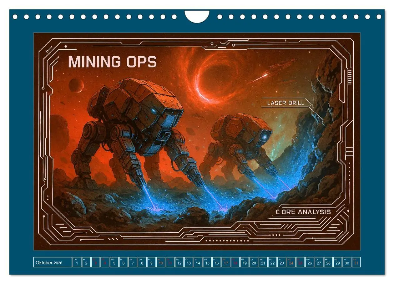 Bild: 9783516600582 | Intelligente Alientechnik (Wandkalender 2026 DIN A4 quer), CALVENDO...