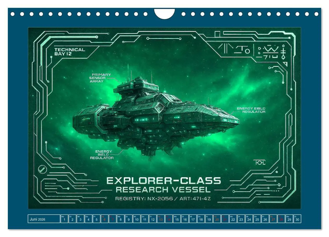 Bild: 9783516600582 | Intelligente Alientechnik (Wandkalender 2026 DIN A4 quer), CALVENDO...