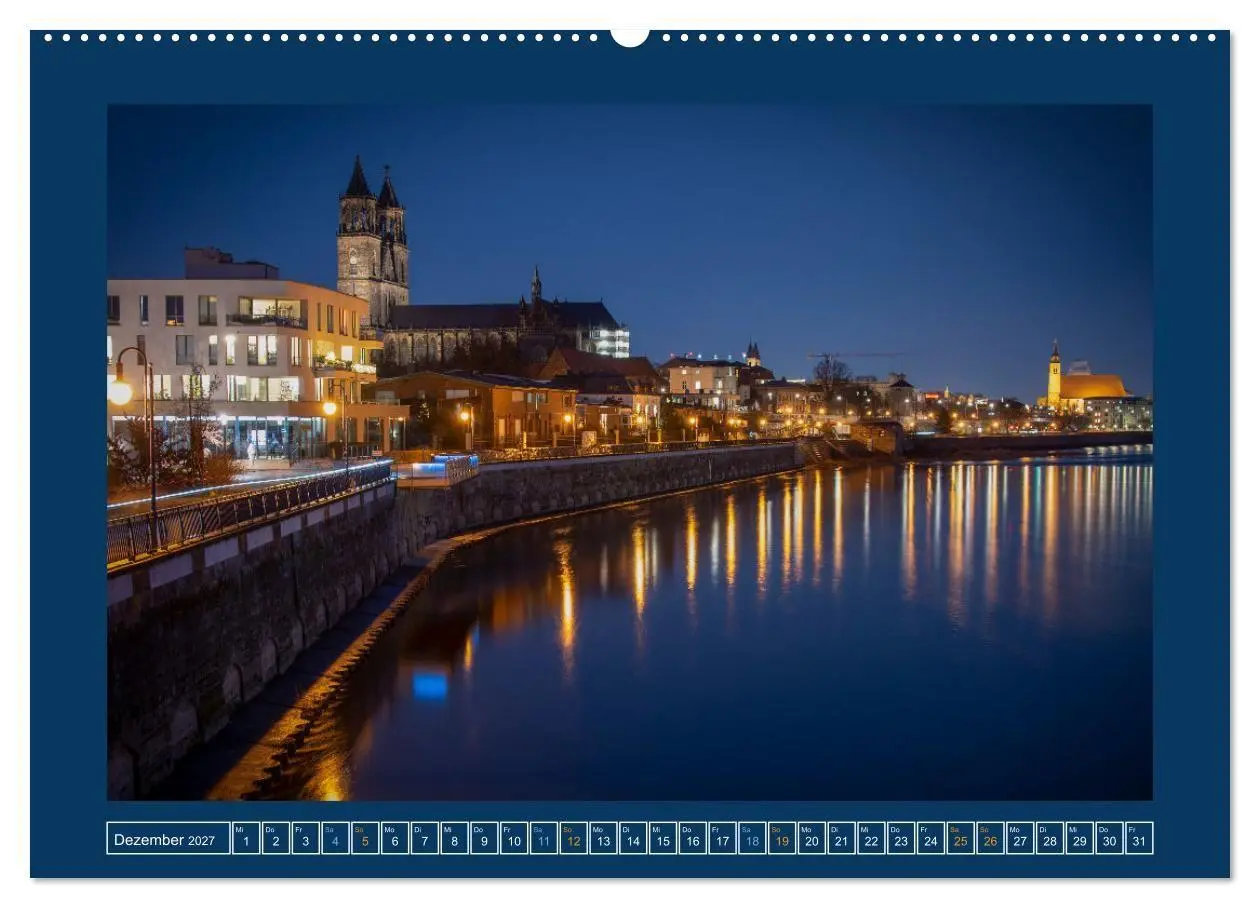 Bild: 9783569480582 | Magdeburg (Wandkalender 2027 DIN A2 quer), CALVENDO Monatskalender