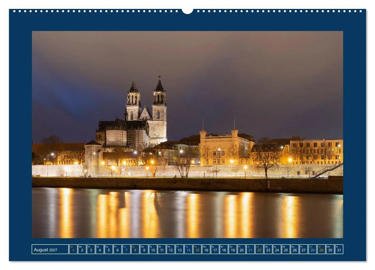 Bild: 9783569480582 | Magdeburg (Wandkalender 2027 DIN A2 quer), CALVENDO Monatskalender