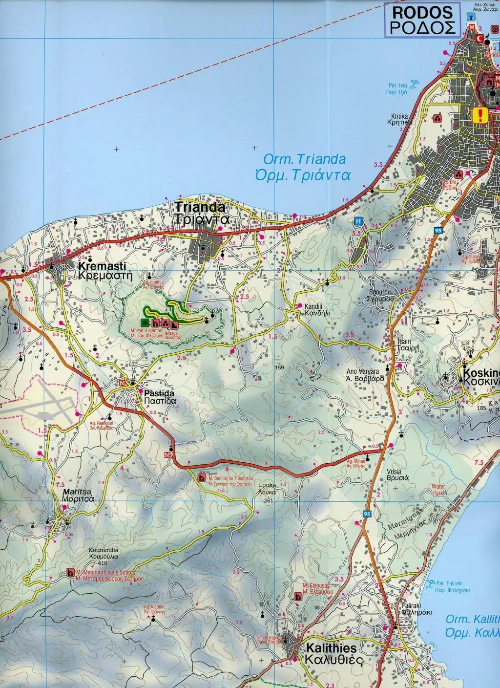 Bild: 9783707910582 | Rhodos, Autokarte 1:50 ß000 | (Land-)Karte | Deutsch | 2018