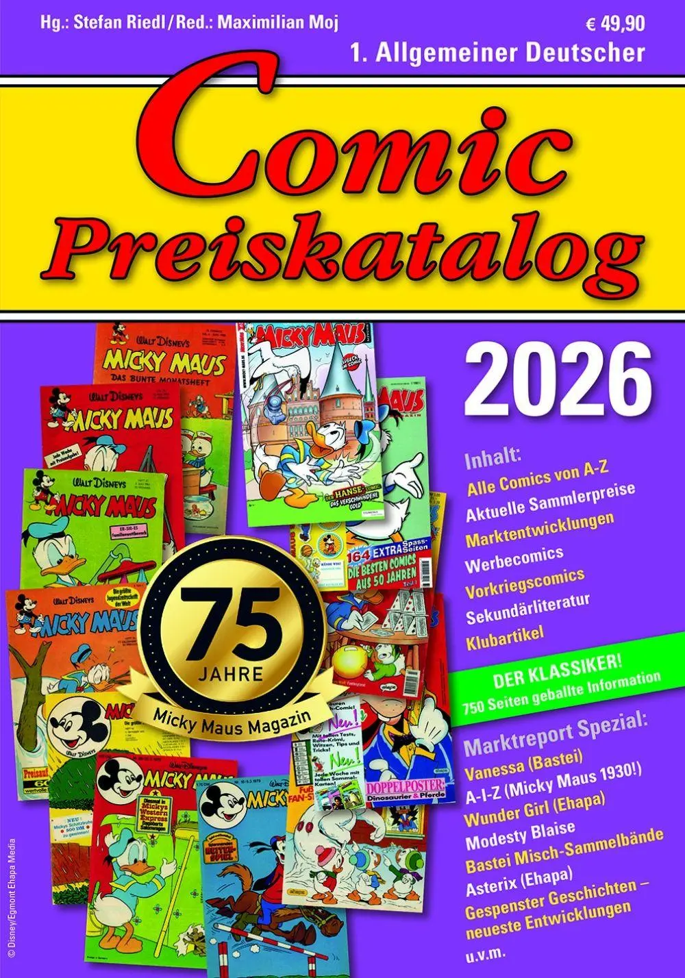 Cover: 9783947800582 | Comic Preiskatalog 2026 HC | 2026 | Stefan Riedl | Buch | Deutsch