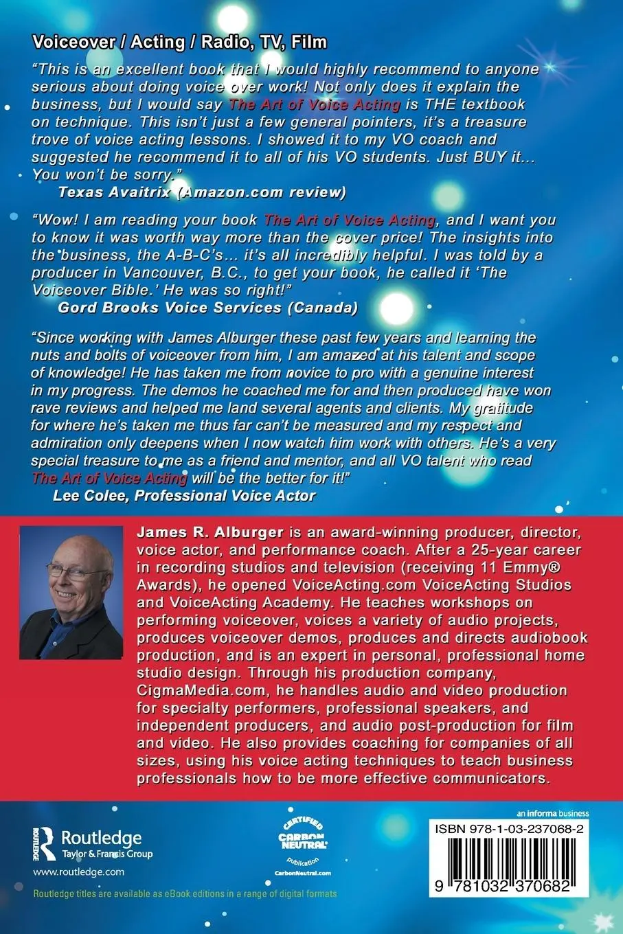 Rückseite: 9781032370682 | The Art of Voice Acting | James R. Alburger | Taschenbuch | Englisch