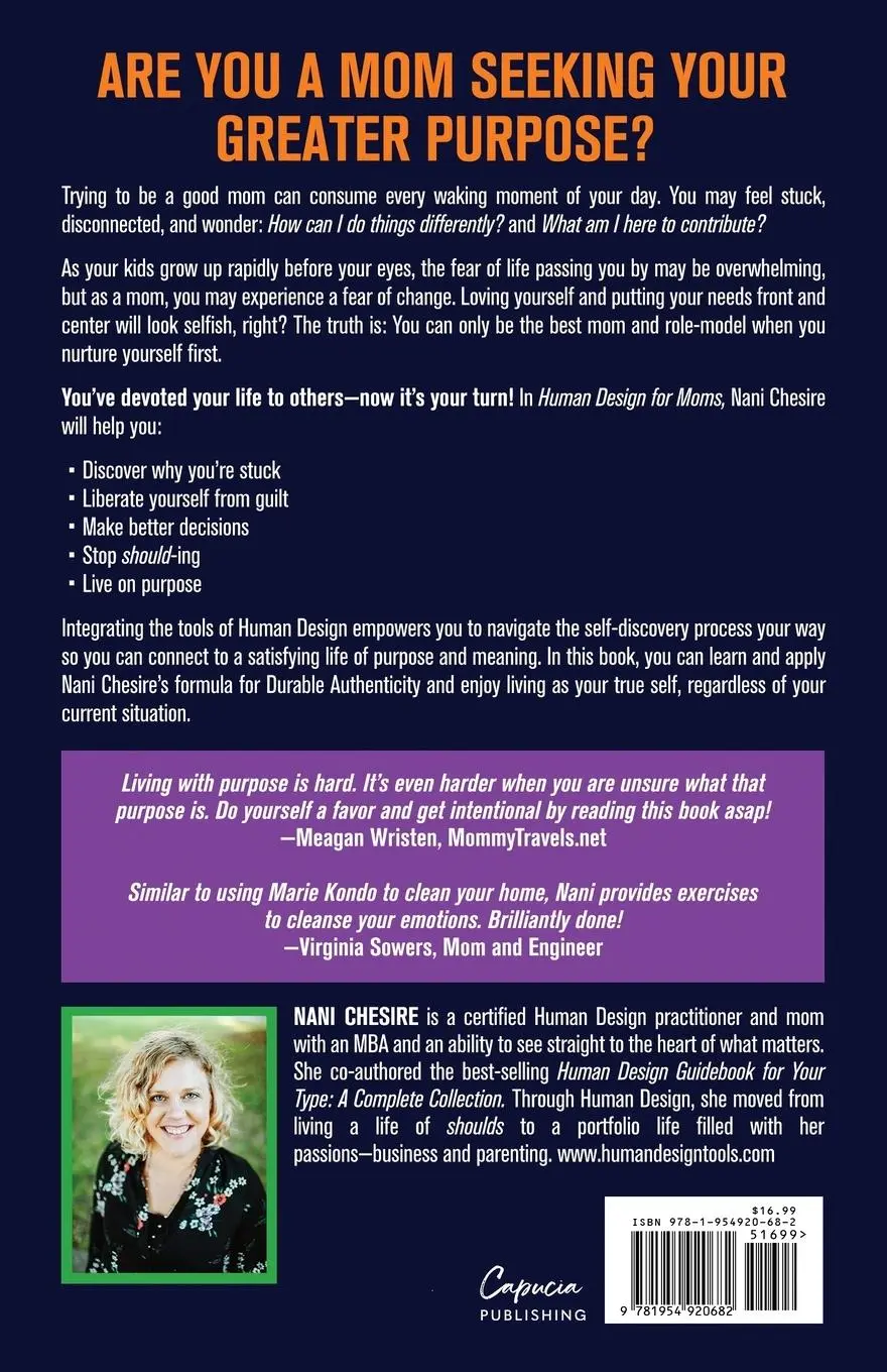 Rückseite: 9781954920682 | Human Design for Moms | Nani Chesire | Taschenbuch | Englisch | 2023