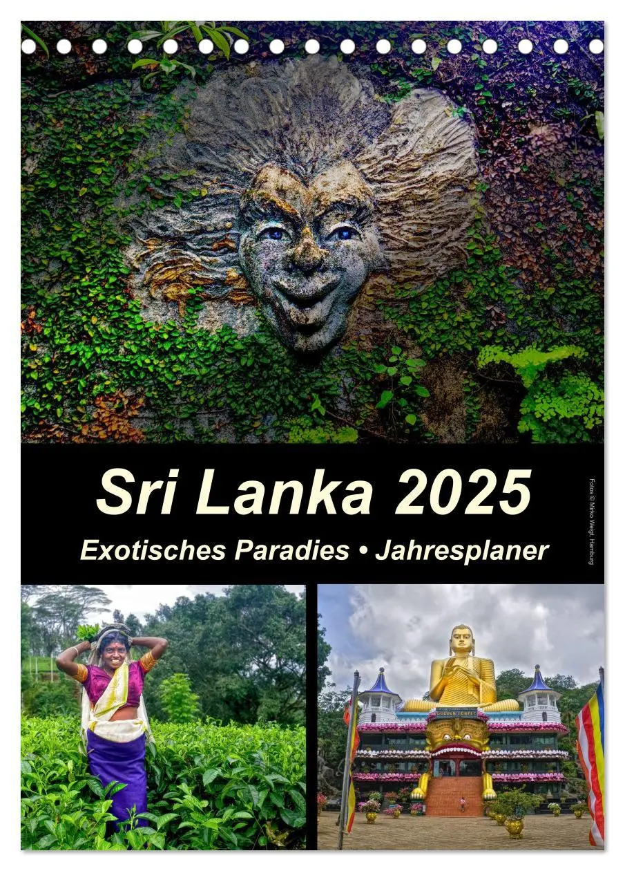 Cover: 9783457050682 | Sri Lanka 2025 - Exotisches Paradies - Jahresplaner (Tischkalender...