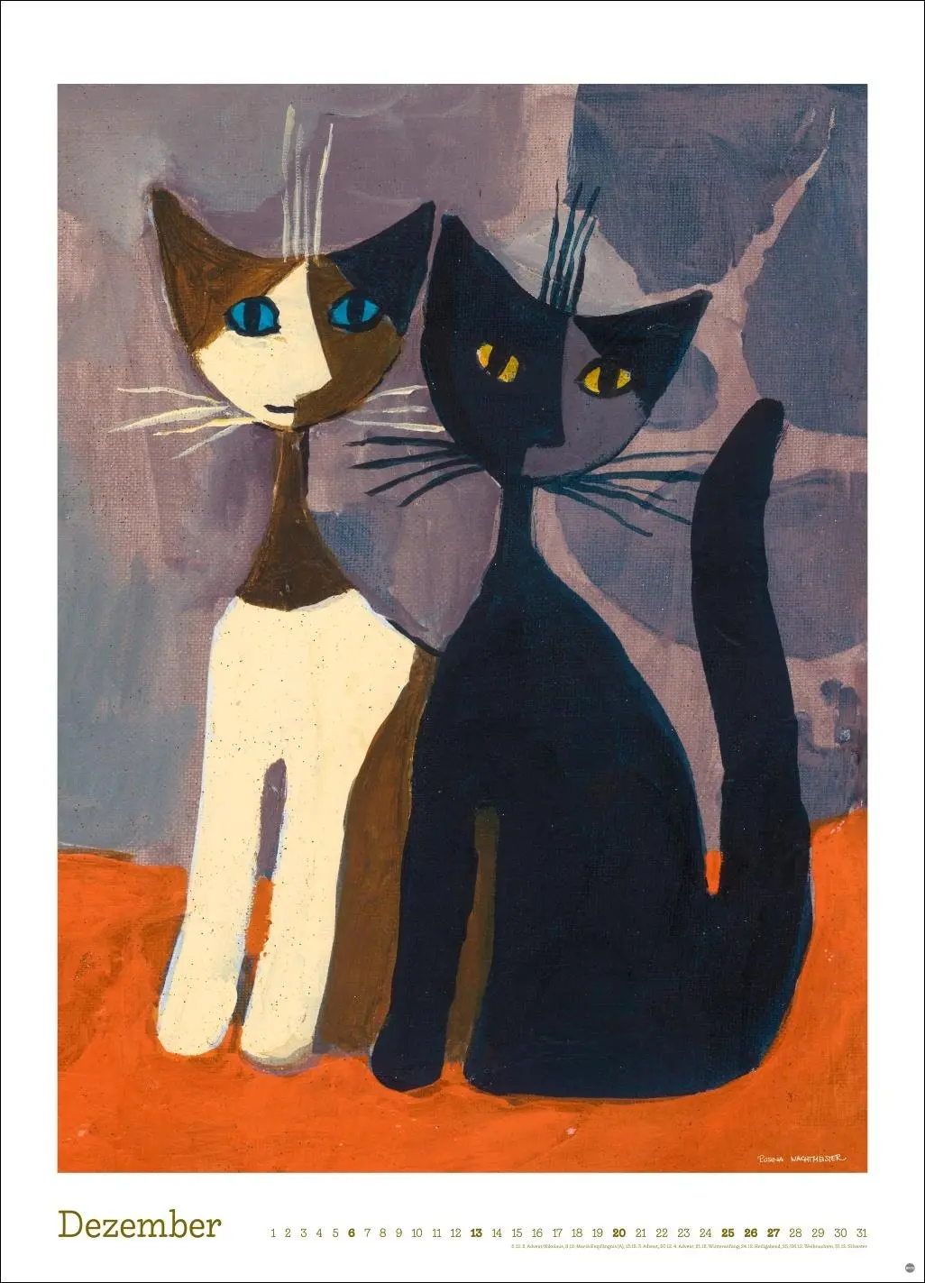 Bild: 9783756410682 | Rosina Wachtmeister Edition Kalender 2026 | Rosina Wachtmeister | 2026
