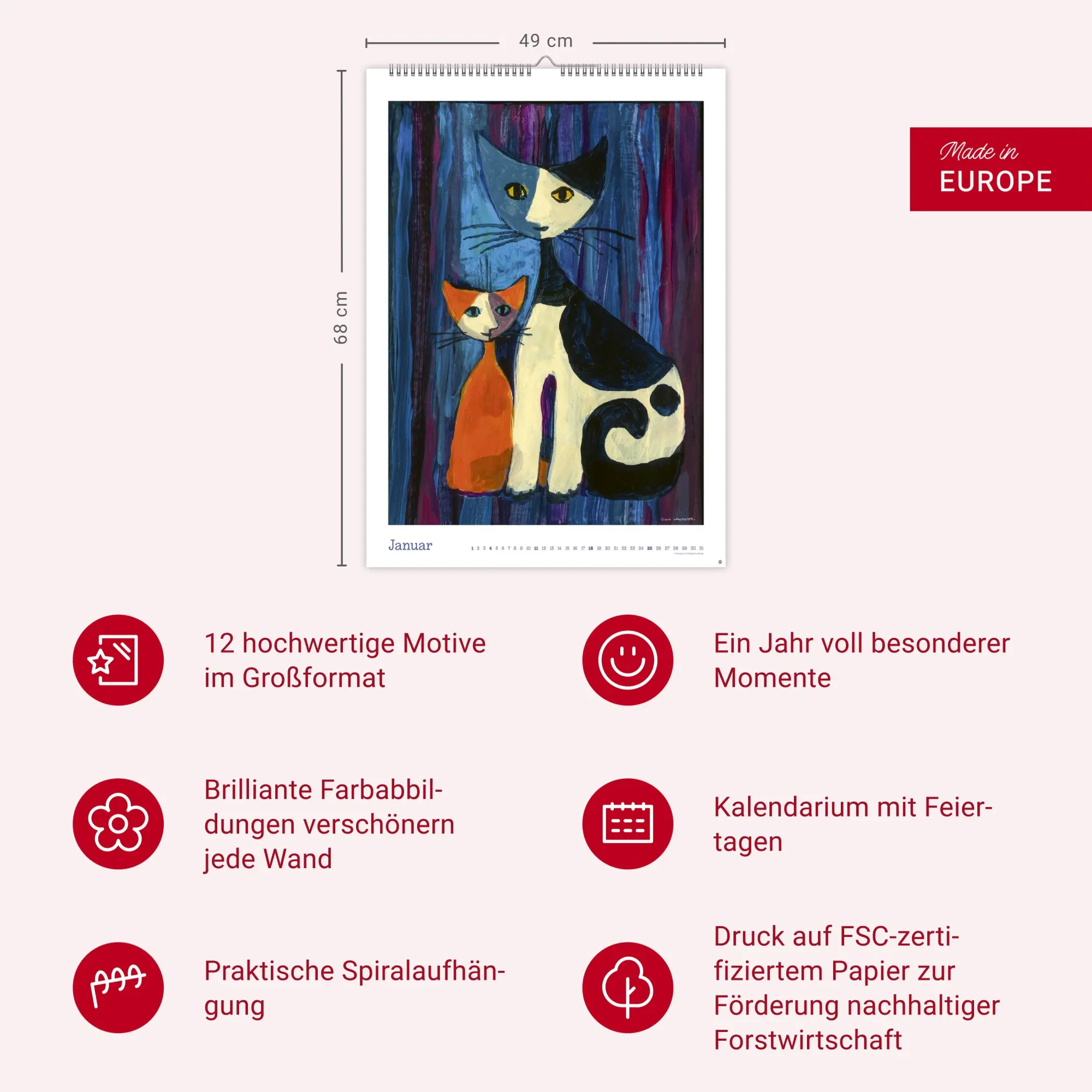 Bild: 9783756410682 | Rosina Wachtmeister Edition Kalender 2026 | Rosina Wachtmeister | 2026
