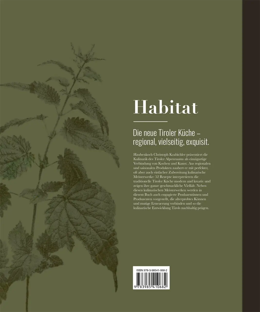 Rückseite: 9783985410682 | Habitat: Die neue Tiroler Küche | Christoph Krabichler | Buch | 240 S.