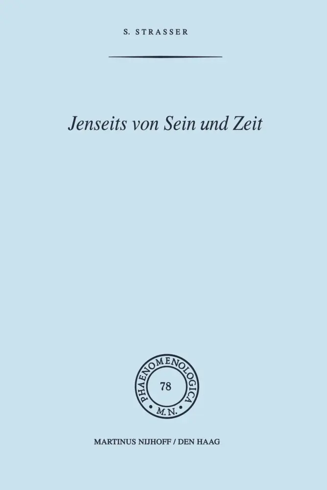 Cover: 9789024720682 | Jenseits von Sein und Zeit | Stephan Strasser | Buch | xiv | Deutsch