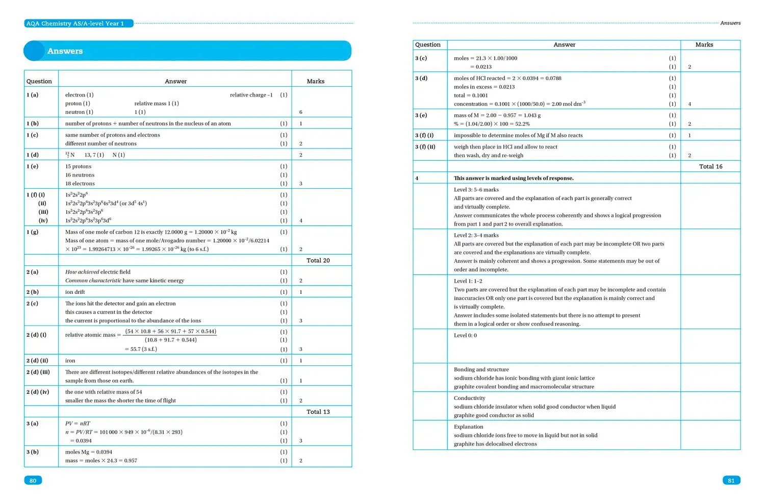 Bild: 9780008180782 | Aqa a Level Chemistry Year 1 &amp; as Paper 1 | Colin Chambers (u. a.)