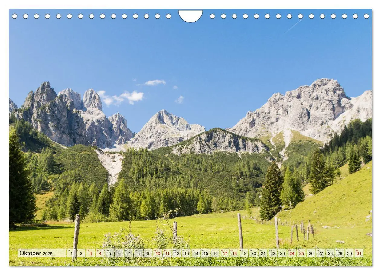 Bild: 9783457800782 | Dachstein und Schladminger Tauern (Wandkalender 2026 DIN A4 quer),...