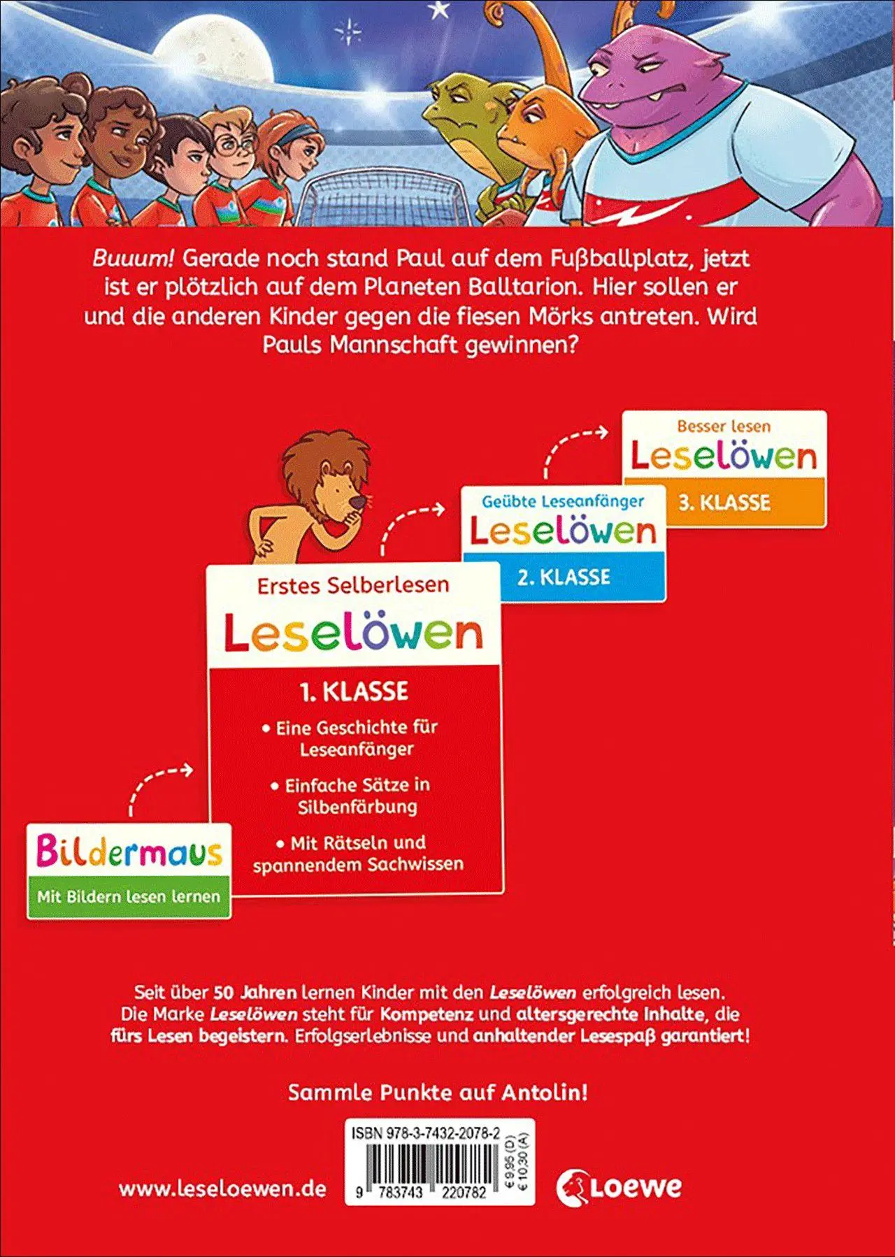 Bild: 9783743220782 | Leselöwen 1. Klasse - Ein galaktisch gutes Fußballspiel | Wolz (u. a.)