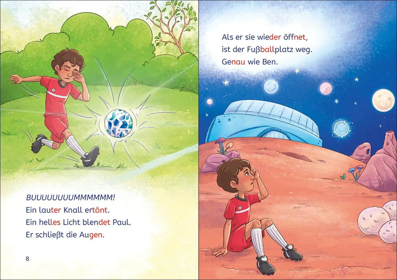 Bild: 9783743220782 | Leselöwen 1. Klasse - Ein galaktisch gutes Fußballspiel | Wolz (u. a.)