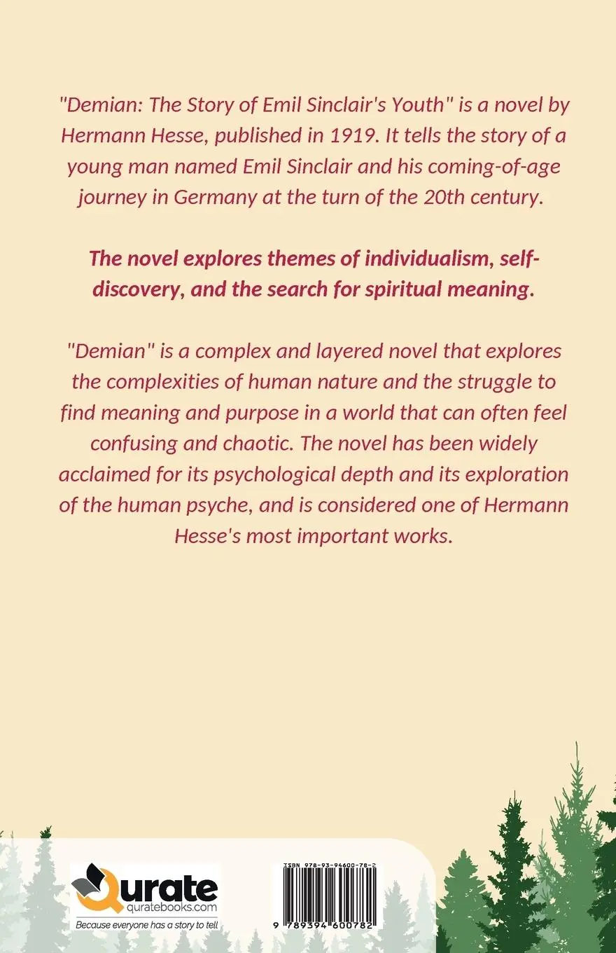 Rückseite: 9789394600782 | Demian | Hermann Hesse | Taschenbuch | Englisch | 2023