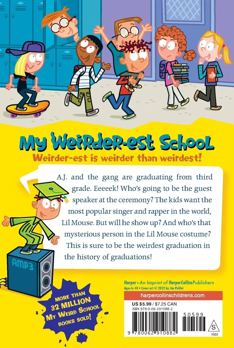 Rückseite: 9780062910882 | My Weirder-Est School #12: Lil Mouse Is in the House! | Dan Gutman
