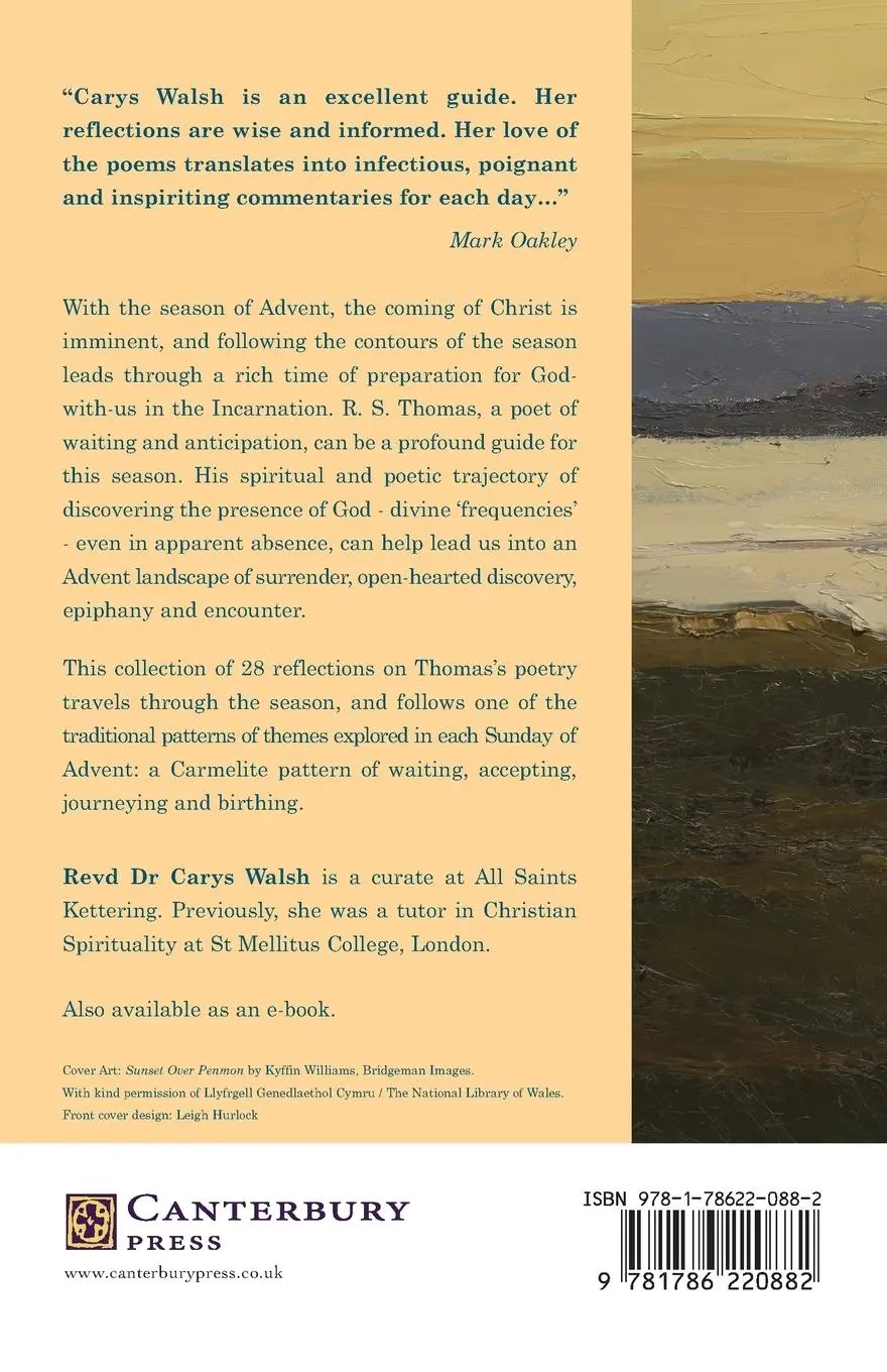 Rückseite: 9781786220882 | Frequencies of God | Walking through Advent with R S Thomas | Walsh