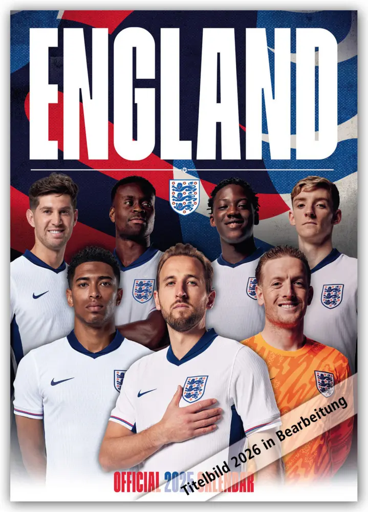 Cover: 9783803530882 | England Men's Football - Englische Fußball-Nationalmannschaft 2026...